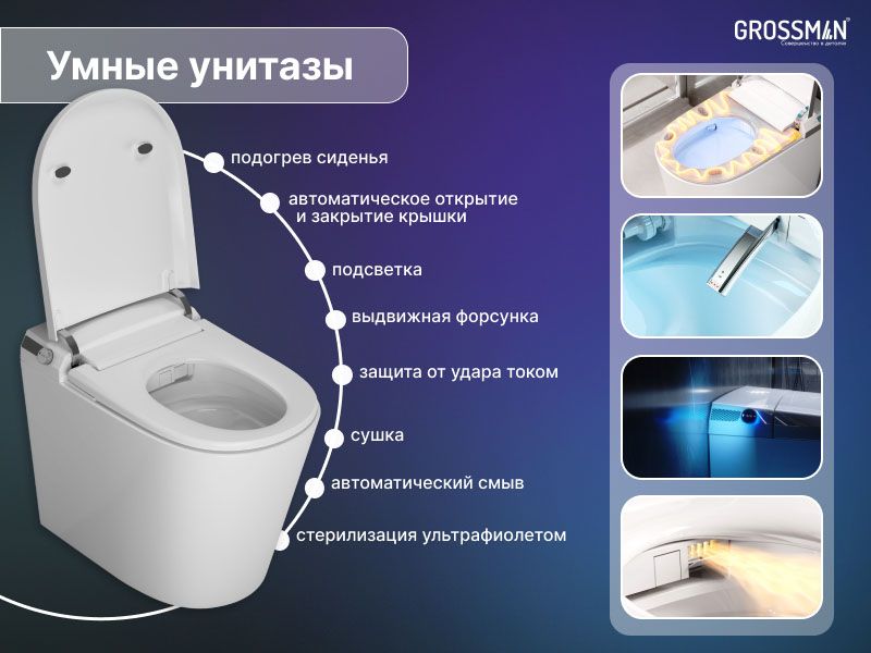умные унитазы-биде